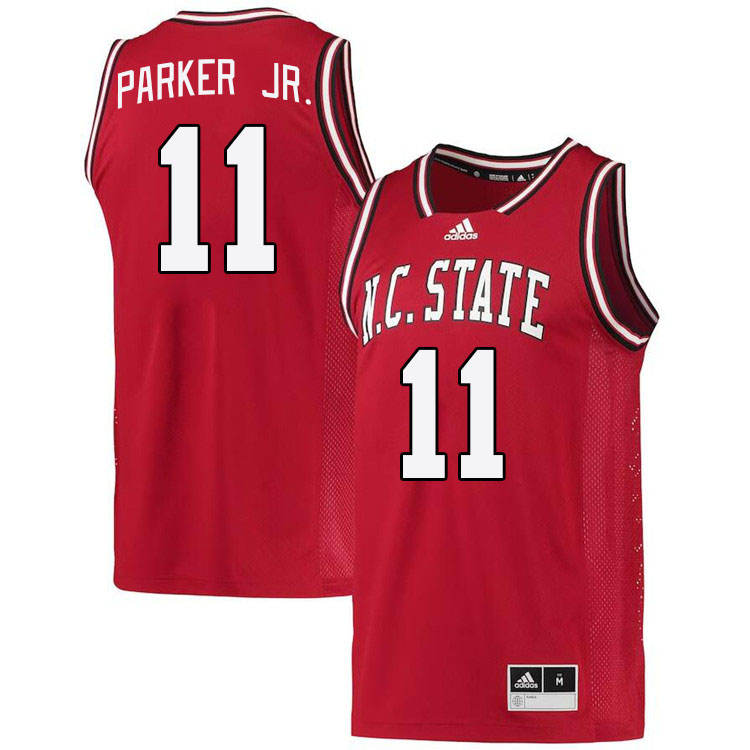 Men #11 Dennis Parker Jr. NC State Wolfpack College Basketball Jerseys Stitched Sale-Retro
